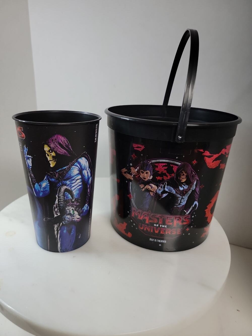 Masters of the Universe Movie He-Man Skeletor 130oz Plastic Bucket & 44oz Cup